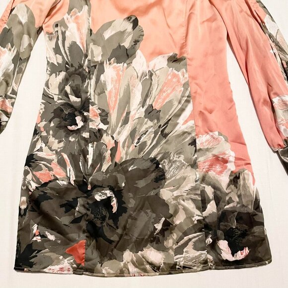 Le Chateau Floral Long Sleeve Dress Womens Size XL Sleeve Slip Dress - Picture 2 of 16